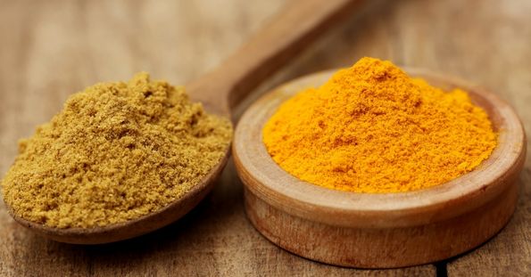 Coriander and Turmeric